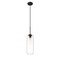 Z-Lite Monty 1 Light Pendant, Matte Black And Seedy 738P22-MB - alternate 1